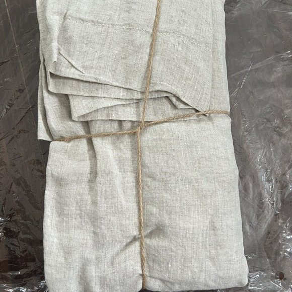 Levtex Home Washed Linen Standard Pillow Sham in Natural - Picture 3 of 3